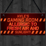 Gaming Sign Funny Gamer Gift For Son Brother Christmas Birthday