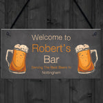Beer Gift Hanging Home Bar Man Cave Shed Summerhouse Sign