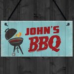 Novelty BBQ Sign Personalised Plaque Gift For Him Home Garden