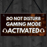 Gaming Christmas Gifts DO NOT DISTURB Novelty Gamer Decor