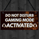 Gaming Christmas Gifts DO NOT DISTURB Novelty Gamer Decor