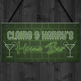 Personalised HOME BAR Plaque Novelty Bar Signs For Garden Sign