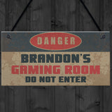 Personalised Gaming Bedroom Gamer Gifts For Him Novelty Gifts