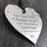 4th Anniversary Gift For Husband Wife Wedding Anniversary Gift
