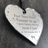 4th Anniversary Gift For Husband Wife Wedding Anniversary Gift