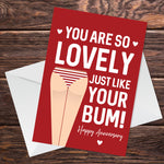 Funny Rude Anniversary Card For Wife Girlfriend Novelty A6 Card