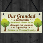 Grandad Gift Plaque Cute Gifts For Grandad From Grandchildren