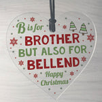 Funny Gift For Brother For Christmas Heart Xmas Gift Novelty
