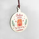 Novelty Christmas Bauble Year Of The Lockdown Tree Decoration
