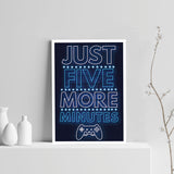 Gaming Print For Playstation Lovers Boys Bedroom Decor