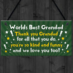 Best Grandad Gift Plaque Grandad Birthday Xmas Gift For Him