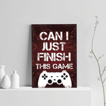 Gamer Gift For Son Dad Uncle Boys Bedroom Decor Man Cave Print