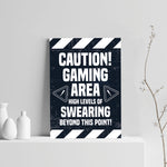 Funny Gaming Poster For Boys Bedroom Man Cave Wall Art