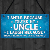 Funny Uncle Gift Plaque Novelty Uncle Birthday Christmas Gift