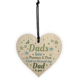 Cute Gift For Dad Wooden Heart Dad Birthday Gift Fathers Day Gif