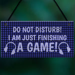 FUNNY Do Not Disturb Gaming Sign For Boys Bedroom Man Cave
