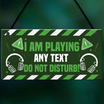 DO NOT DISTURB Gaming Sign For Boys Bedroom Gaming Wall Art