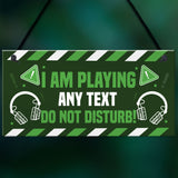 DO NOT DISTURB Gaming Sign For Boys Bedroom Gaming Wall Art