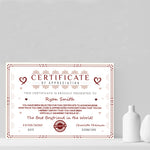 Funny Valentines Gift For Boyfriend Personalised Print