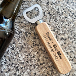Personalised Bottle Opener Wedding Favours Thank You Best Man