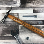 Novelty Grandparent Gift Engraved Hammer Gift For Grandpa Funny