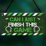 Gaming Signs Boys Bedroom Sign Christmas Gift For Him Novelty