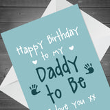 Happy Birthday Card For Daddy To Be From Bump 1st Birthday Card