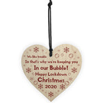 In Our Bubble Funny Quarantine Lockdown Gift Christmas Bauble