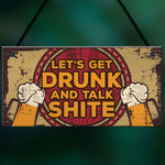 Funny Alcohol Gifts Novelty Man Cave Sign Home Bar Pub Plaques