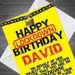 PERSONALISED Happy Lockdown Birthday Orders Worst Birthday Ever