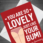 Funny Rude Anniversary Card For Wife Girlfriend Novelty A6 Card