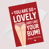 Funny Rude Anniversary Card For Wife Girlfriend Novelty A6 Card