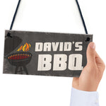 PERSONALISED BBQ Signs And Plaques Garden Decor Barbecue