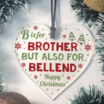 Funny Gift For Brother For Christmas Heart Xmas Gift Novelty