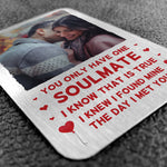 Sentimental Personalised Metal Photo Card Anniversary Gifts