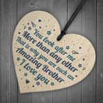 Brother Birthday Gift Heart Brother Christmas Card Gifts For Him