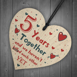 Funny Rude 5th Anniversary Gift For Husband Wife Gift For Him