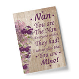 Nan Poem Print Nan Birthday Christmas Gift From Grandchildren