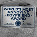 PERSONALISED Funny Wallet Insert For Boyfriend Valentines