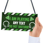 DO NOT DISTURB Gaming Sign For Boys Bedroom Gaming Wall Art