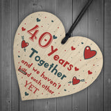 Funny Rude 40th Anniversary Gift For Husband Wife Gift For Him