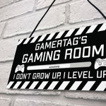 Novelty Gaming Room Sign PERSONALISED Gamer Gift