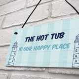 Nautical Theme Hot Tub Sign For Garden Summerhouse Shed