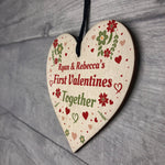 First Valentines Gift Personalised Heart Gift For Girl Boyfriend