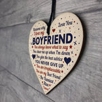 Perfect Romantic Valentines Gift For Your Boyfriend Wood Heart