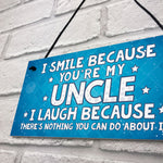 Funny Uncle Gift Plaque Novelty Uncle Birthday Christmas Gift