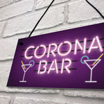 Funny Bar Signs Quarantine Gifts Novelty Home Bar Decor Gifts