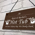 Personalised Any Name's Hot Tub Sign Novelty Hot Tub Accessories