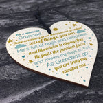 Number 1 Grandad Poem Wood Heart Grandad Gift For Grandchildren