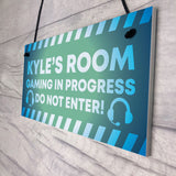 Neon Effect Gaming Sign For Man Cave Bedroom Sign Gift For Men
